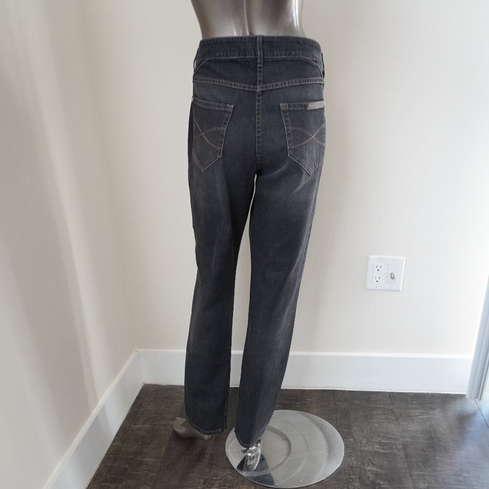 Brunello Cucinelli Black Jeans Distressed Skinny Denim Monili Trim IT 46 USA 10 - Picture 4 of 9